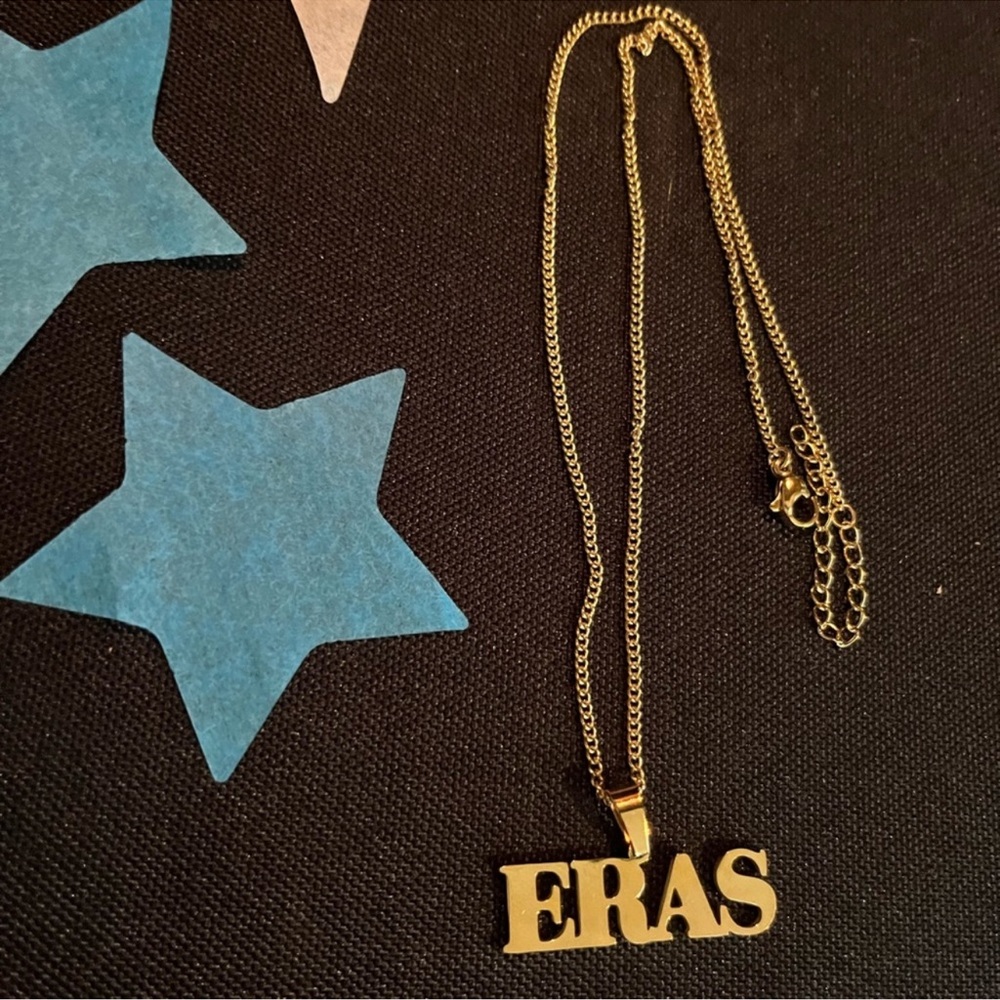 Bundle - 4 Eras Necklaces Gold Plated Stainless Steel Adjustable Chain